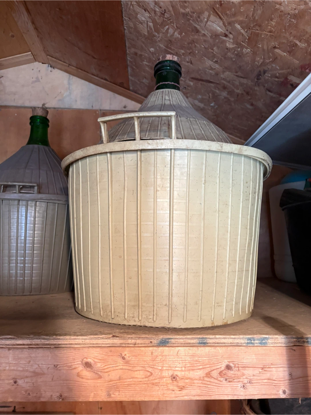 6 Vintage Glass Demijohn Carboys - photo 2