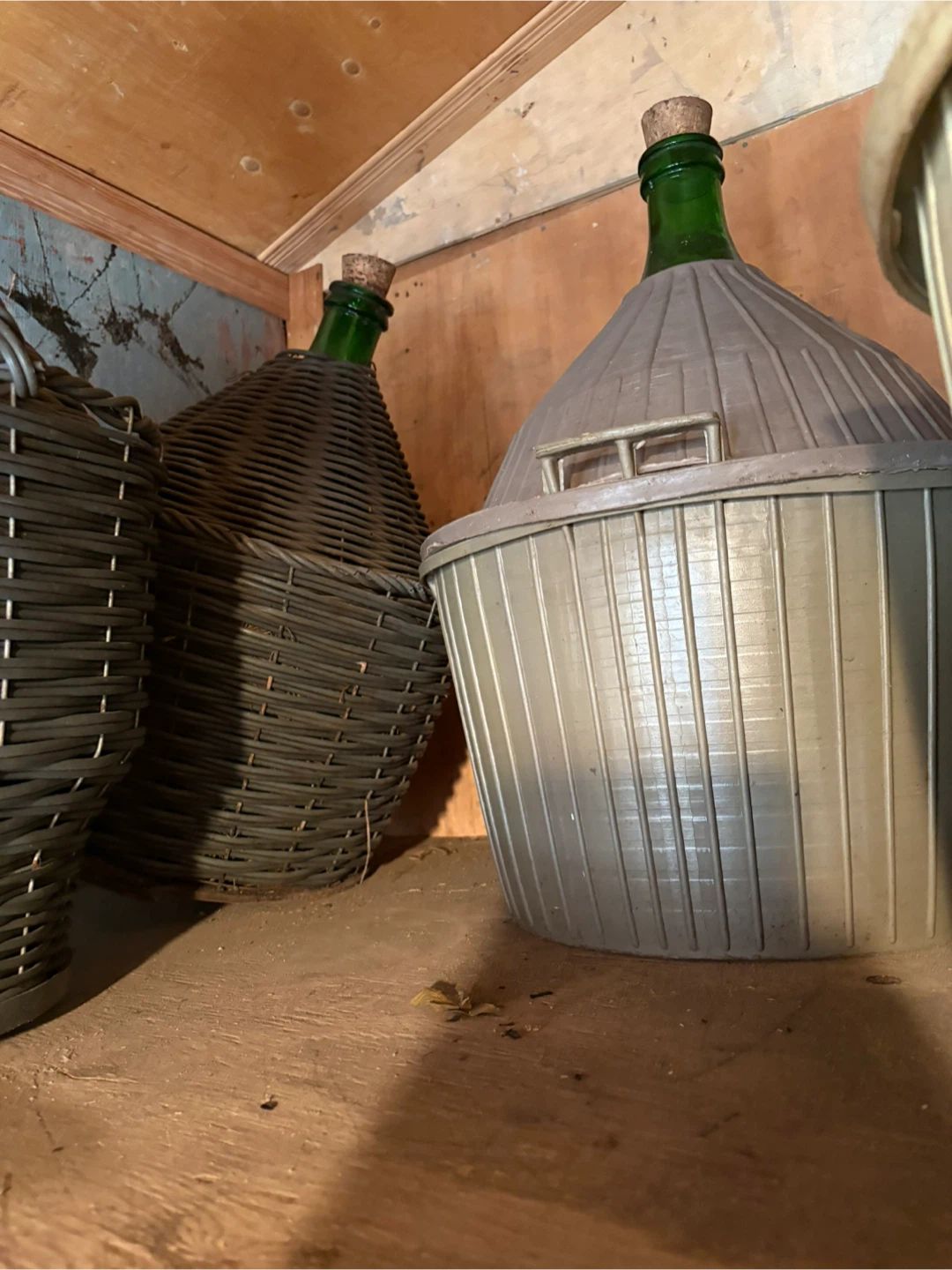 6 Vintage Glass Demijohn Carboys - photo 3