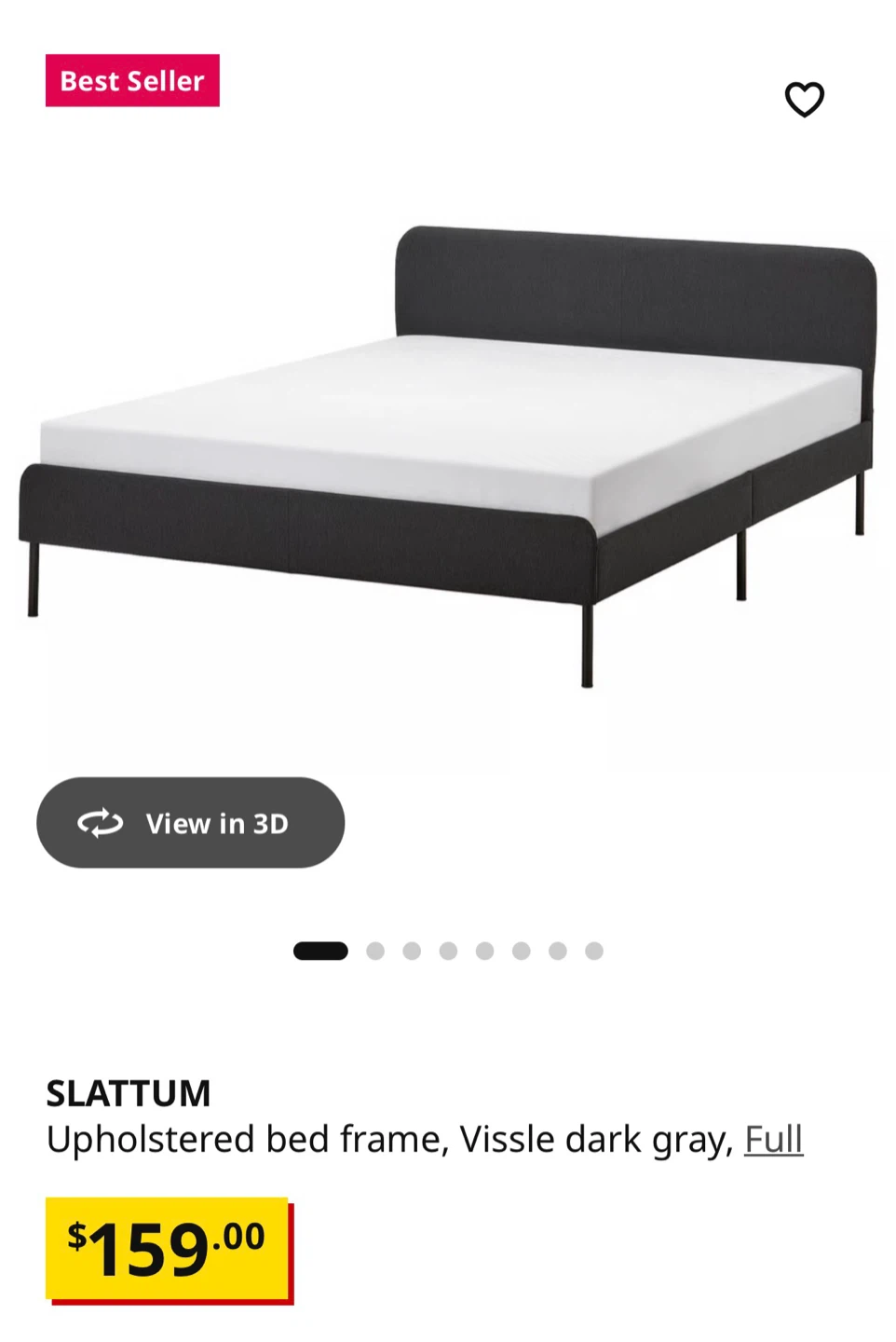 IKEA Full-Size Mattress & Bed Frame - photo 2