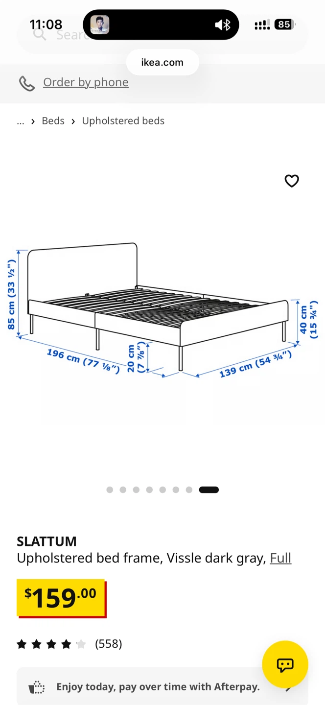IKEA Full-Size Mattress & Bed Frame - photo 5