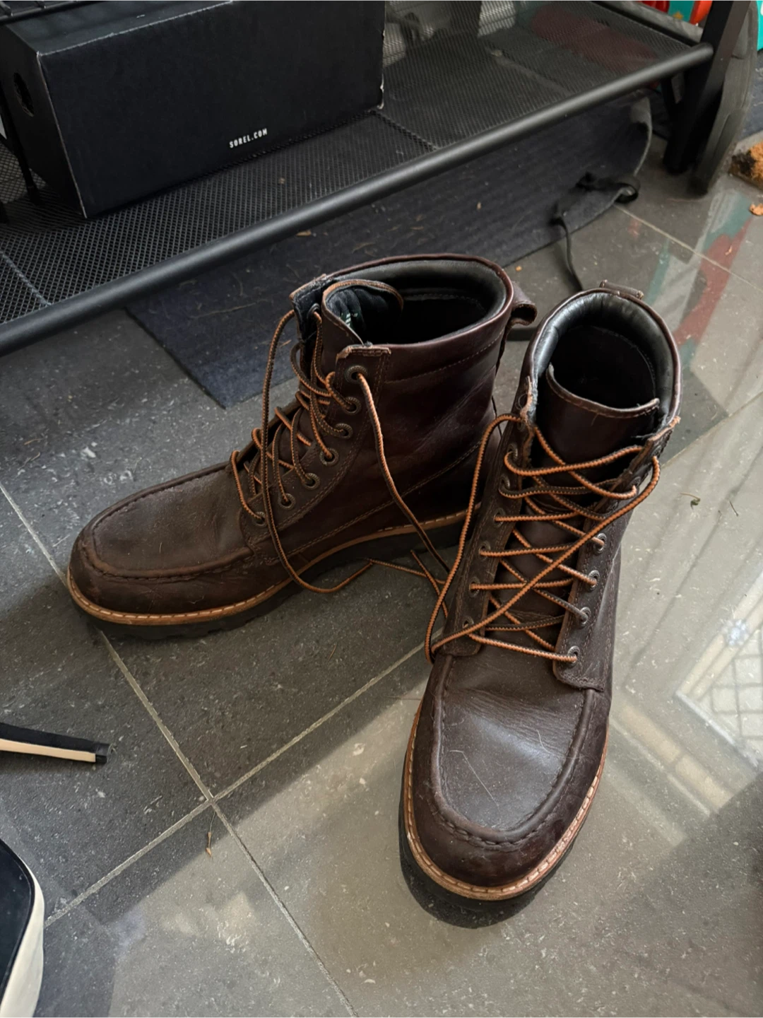 Roots Brown Leather Boots
