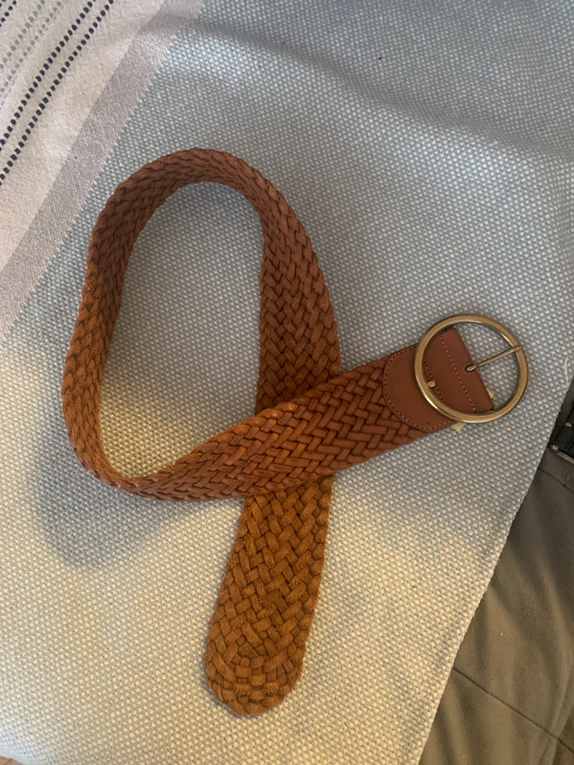 Cole Haan Woven Leather Belt - photo 3