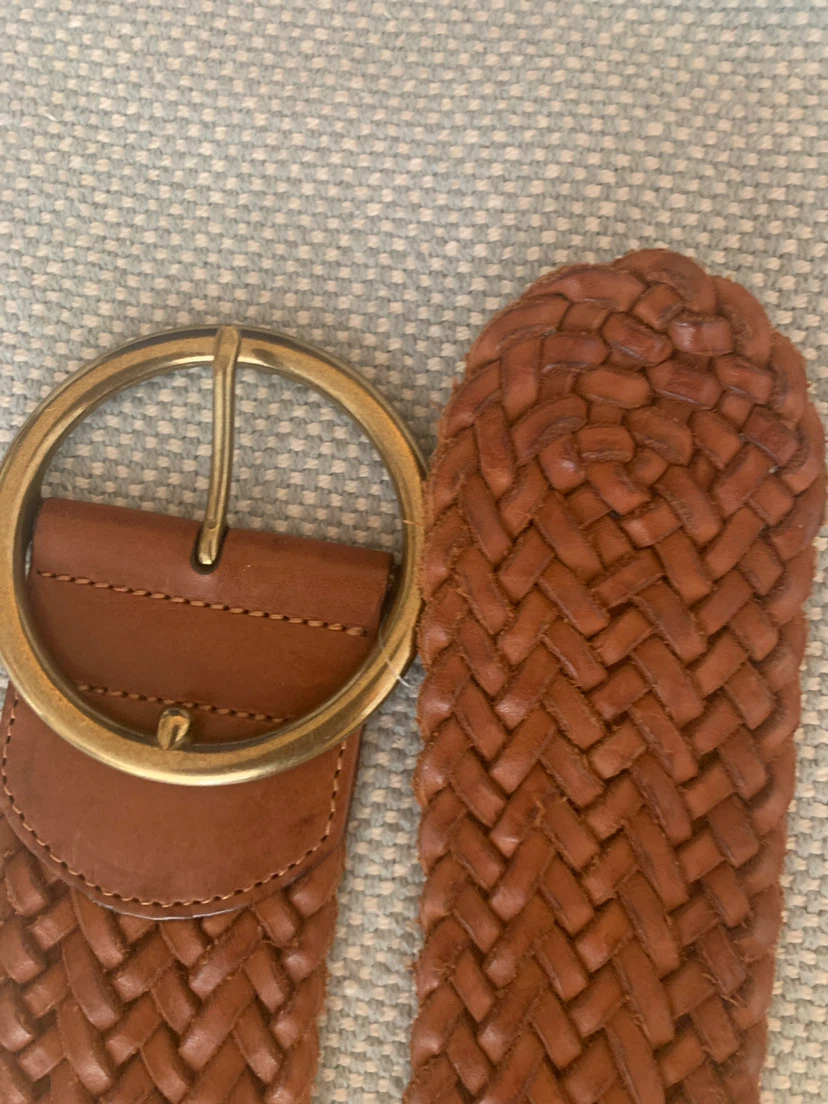 Cole Haan Woven Leather Belt - photo 4