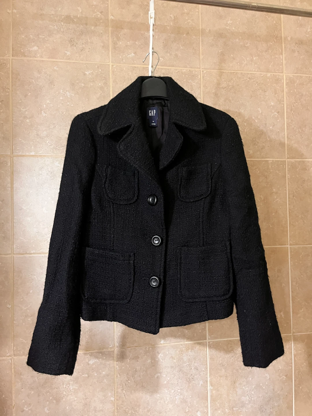 Gap Black Wool Blend Blazer