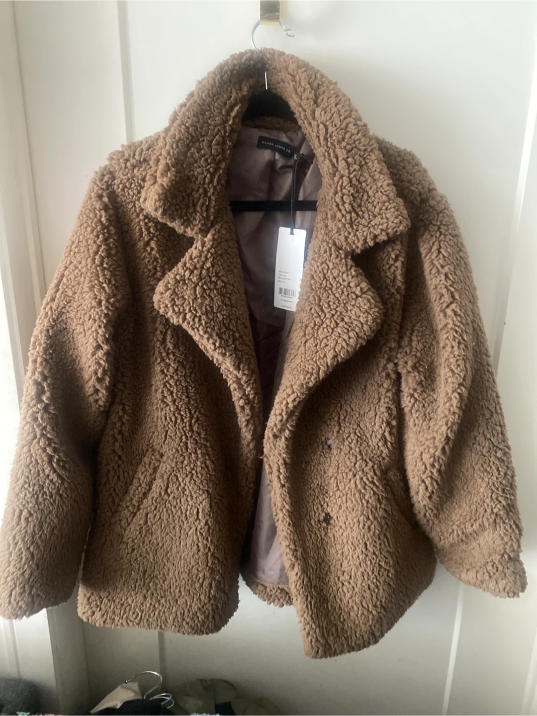 Silver Jeans Co. Brown Teddy Jacket
