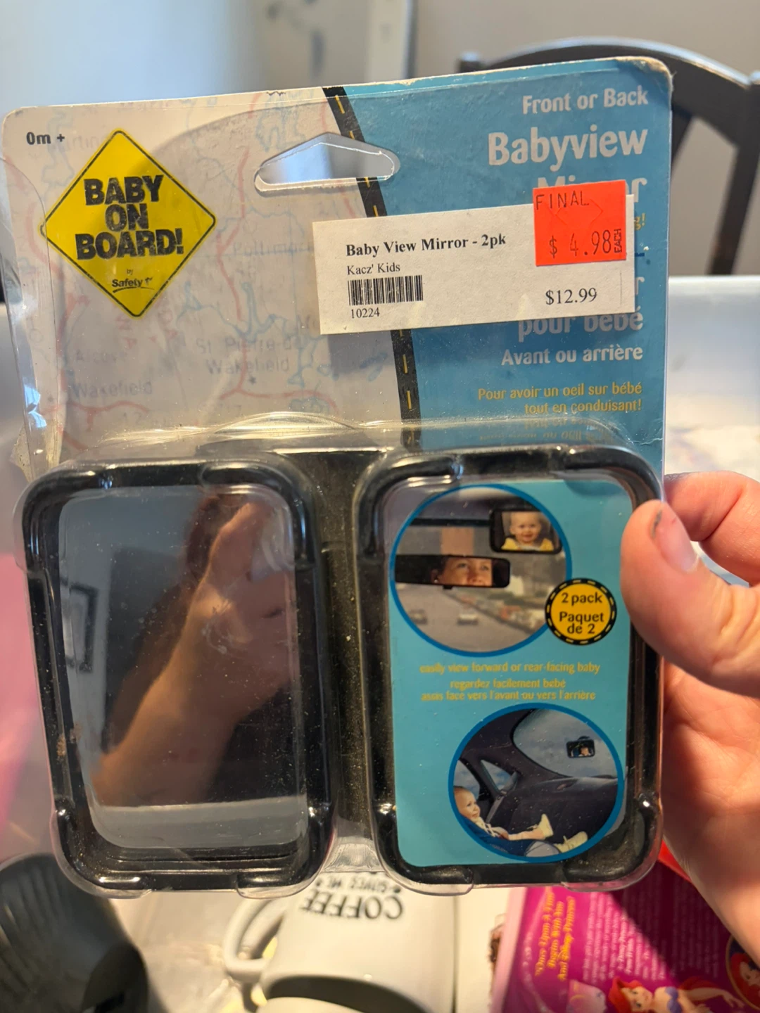 Kacz' Kids Baby View Mirrors - 2pk