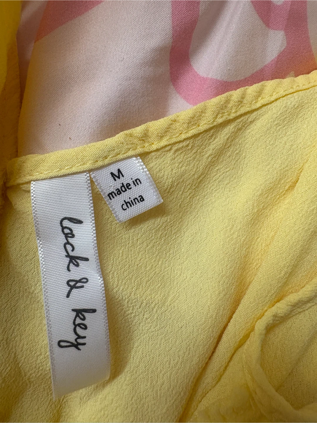 Lock & Key: Yellow Ruffle Maxi Dress - size M - photo 3