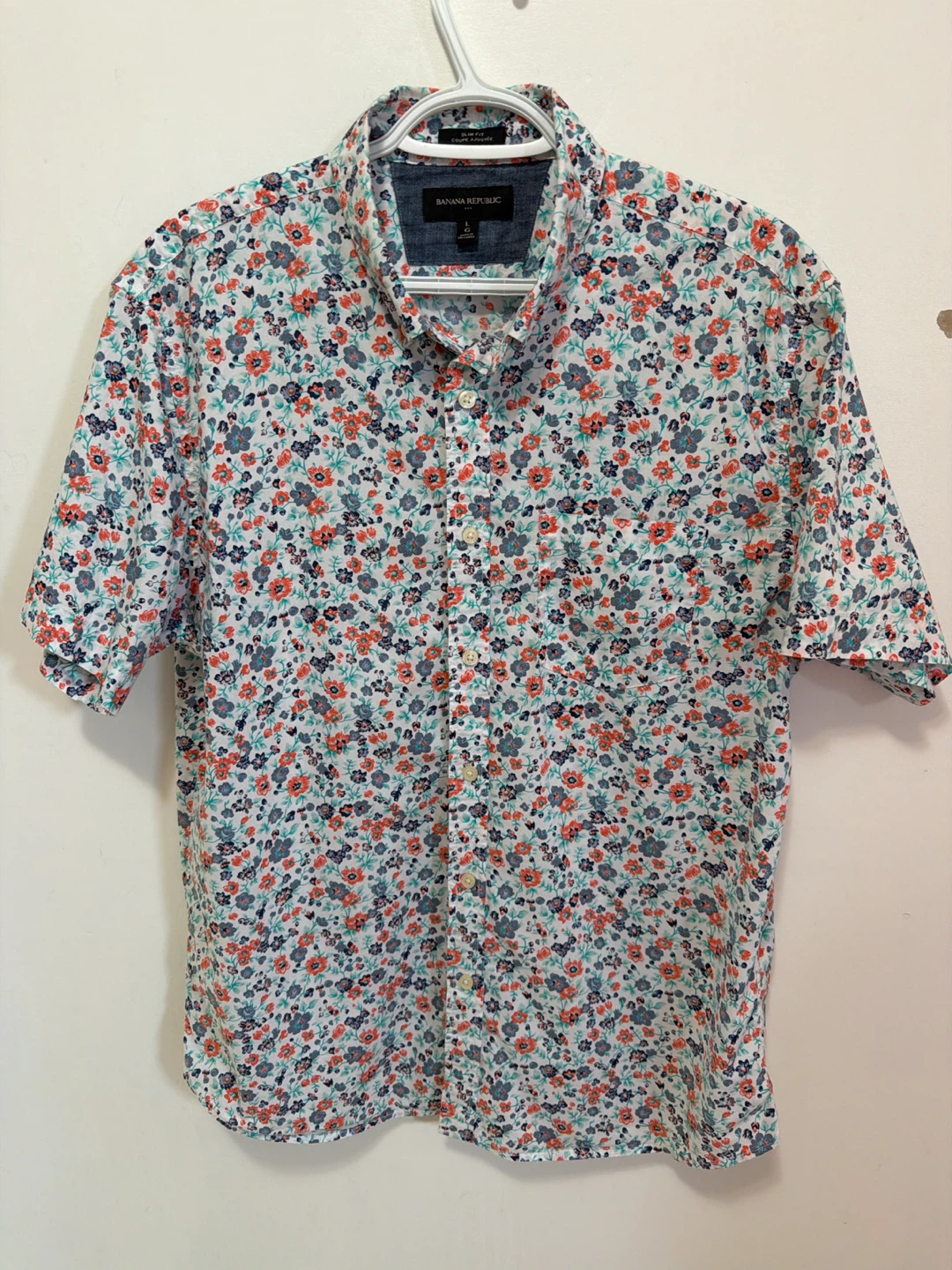 Banana Republic Floral Slim Fit Shirt