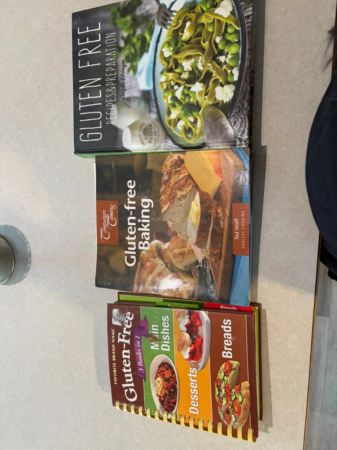 Set of 3 Gluten-Free Cookbooks