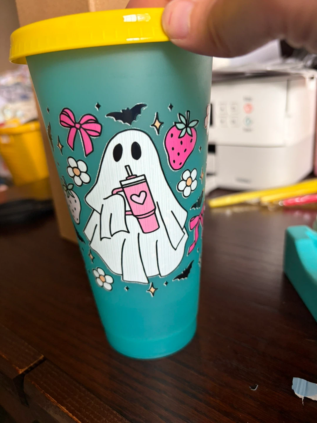 Set of 5 Colour-Changing Spooky Season Cups - photo 5