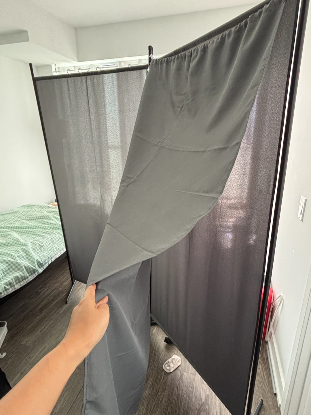 2 panel Folding Room Divider - photo 2