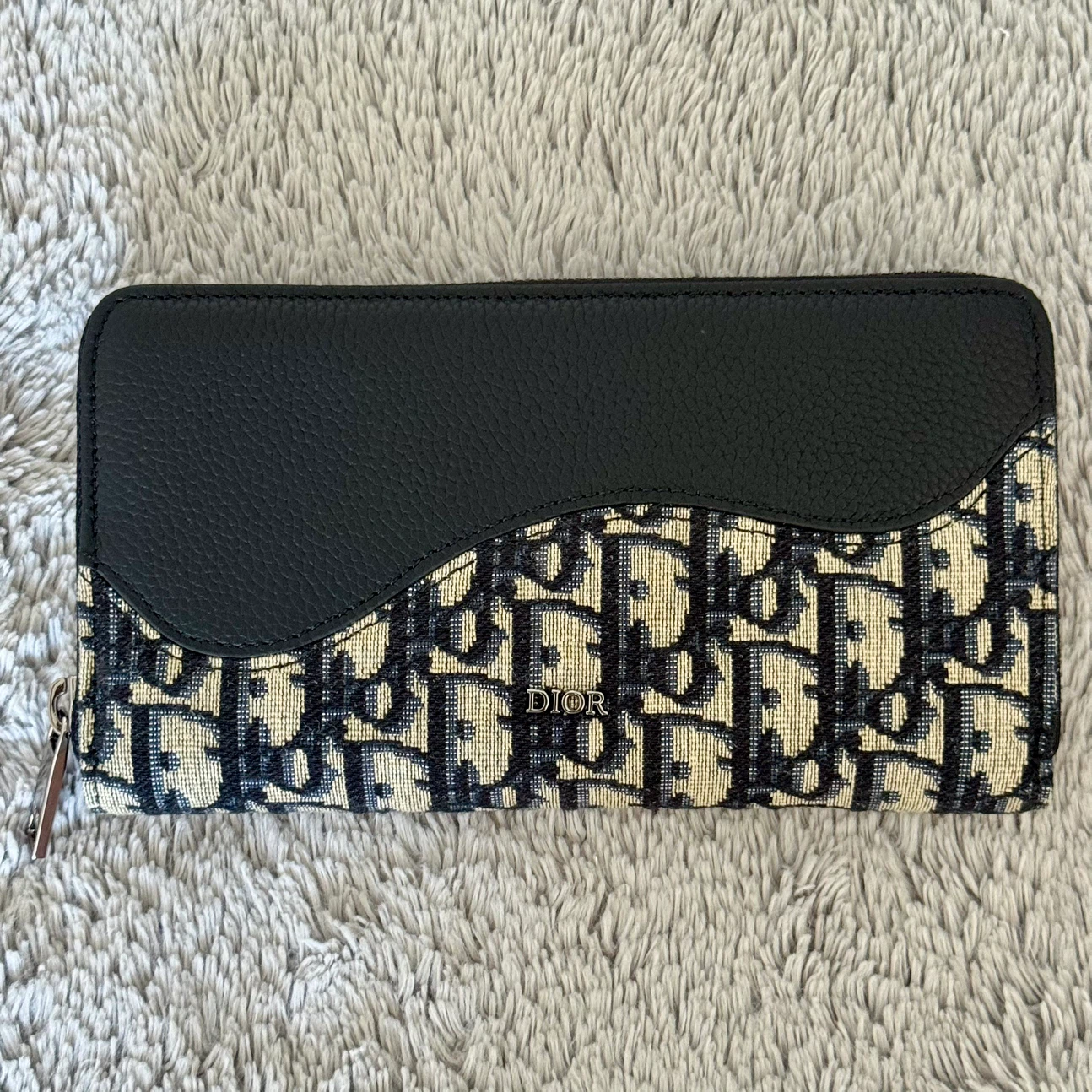 Dior Oblique Long Zip Wallet