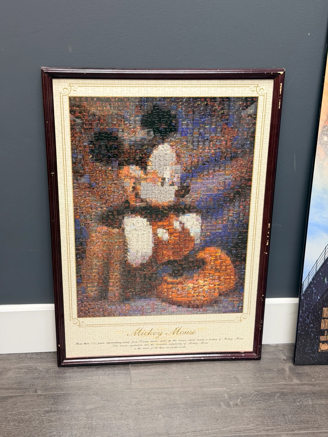 Disney Mickey Mouse Mosaic Framed Jigsaw Puzzle