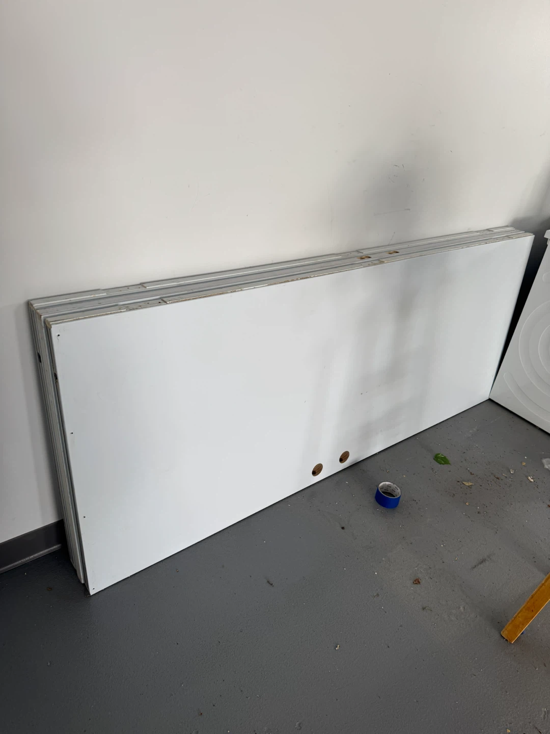 $150 for each used heavy duty white steel doors exterior