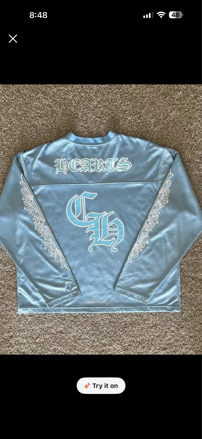 Chrome Hearts Light Blue Jersey