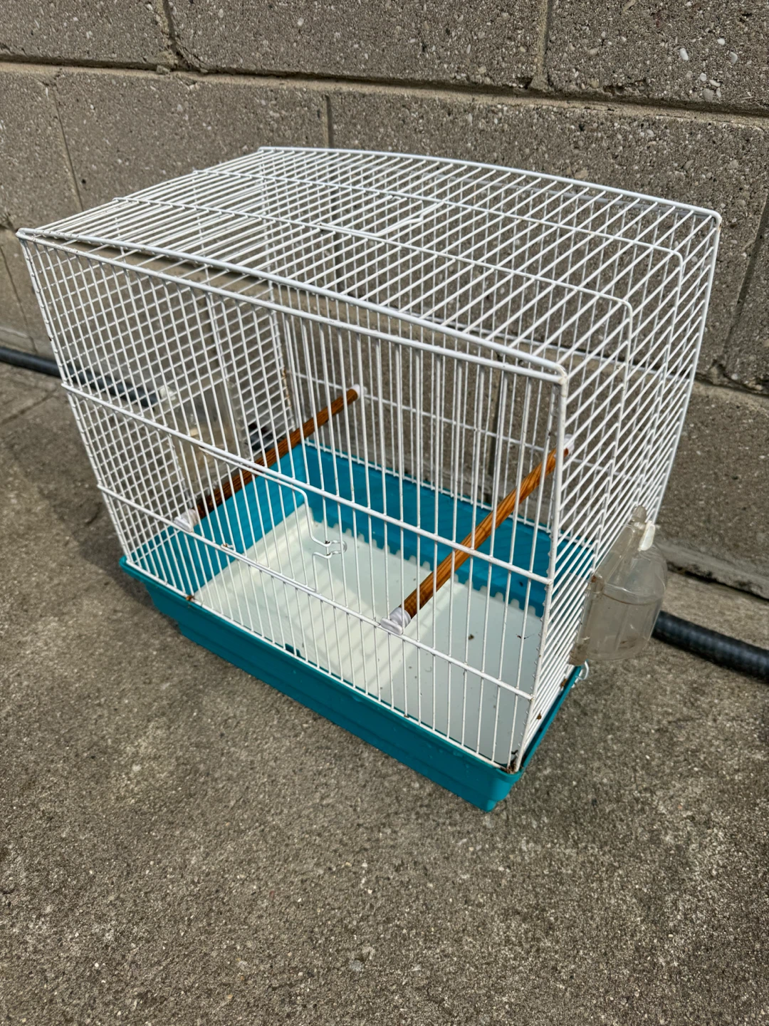 $25 for used small blue and white bird cage - photo 3