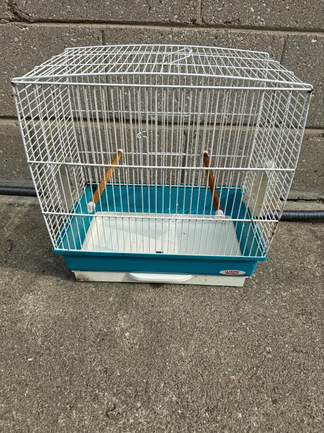 $25 for used small blue and white bird cage - photo 4