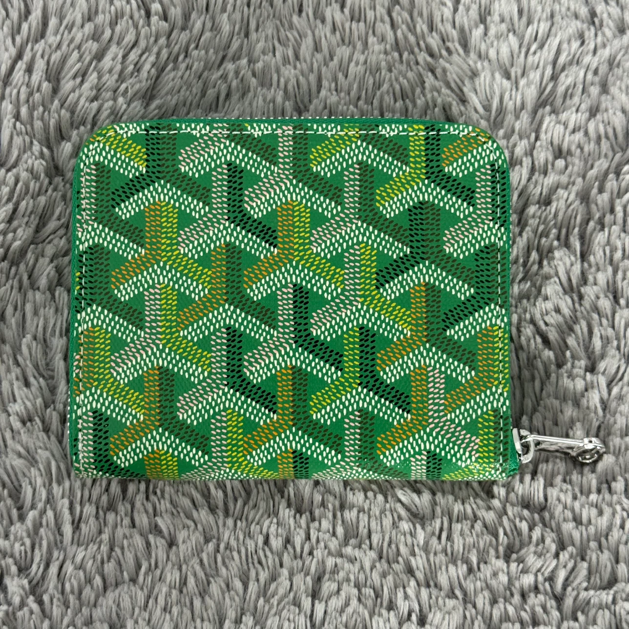 Goyard green zip-around wallet - photo 3