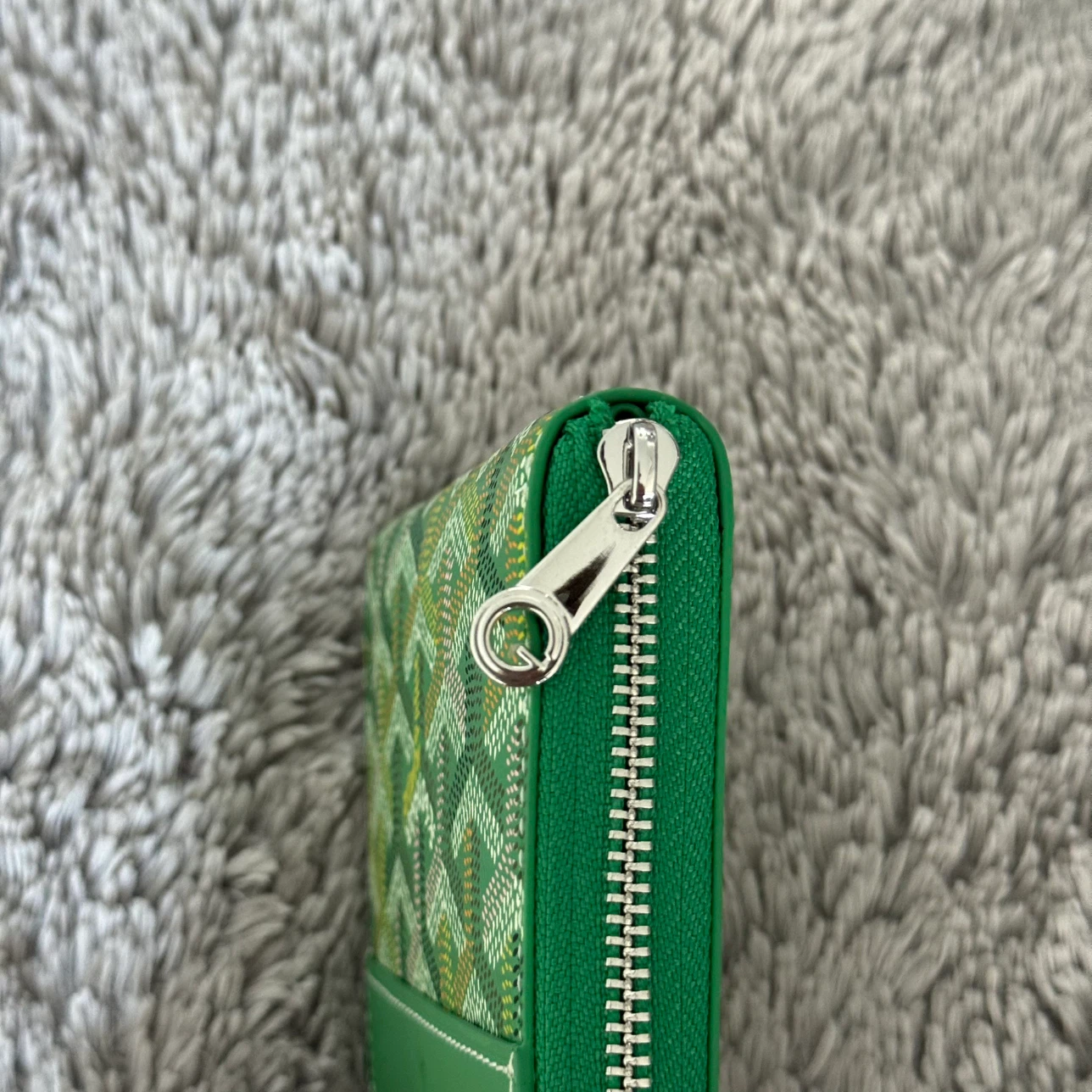 Goyard green zip-around wallet - photo 4