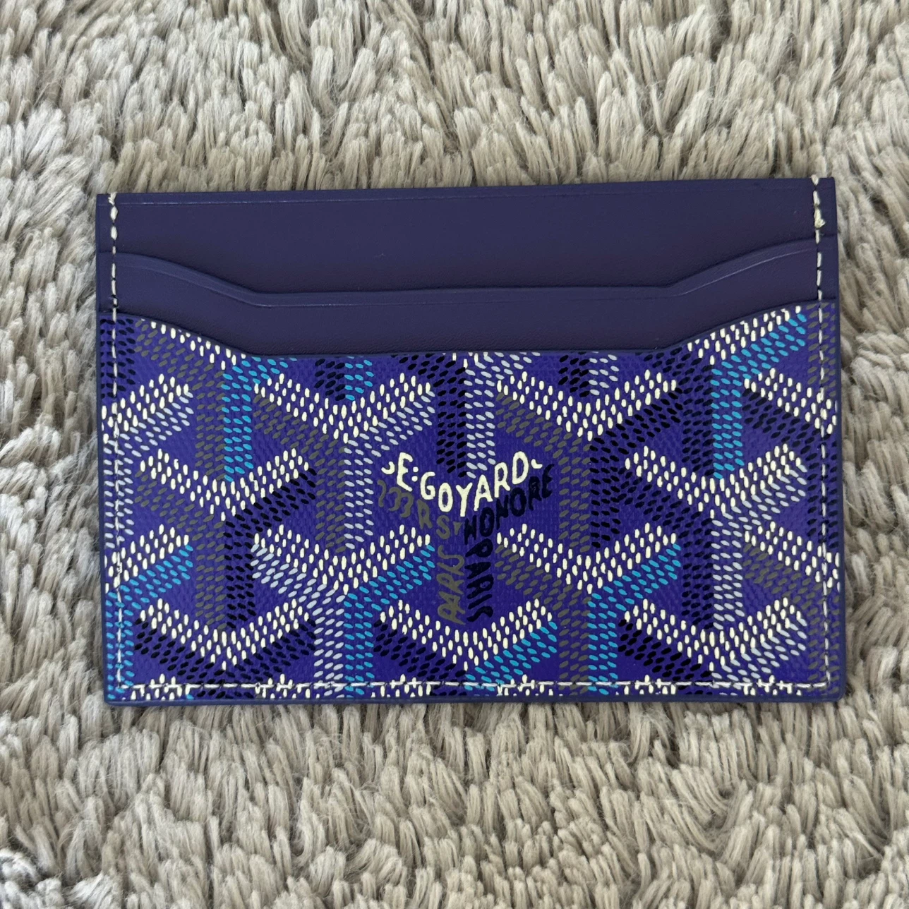 Goyard Saint Sulpice Card Holder - Purple