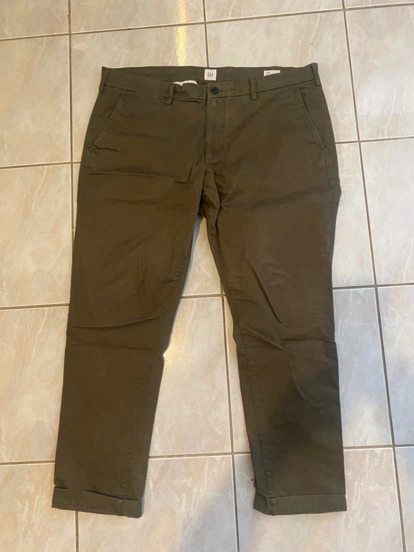 Gap Olive Chino Pants - photo 2