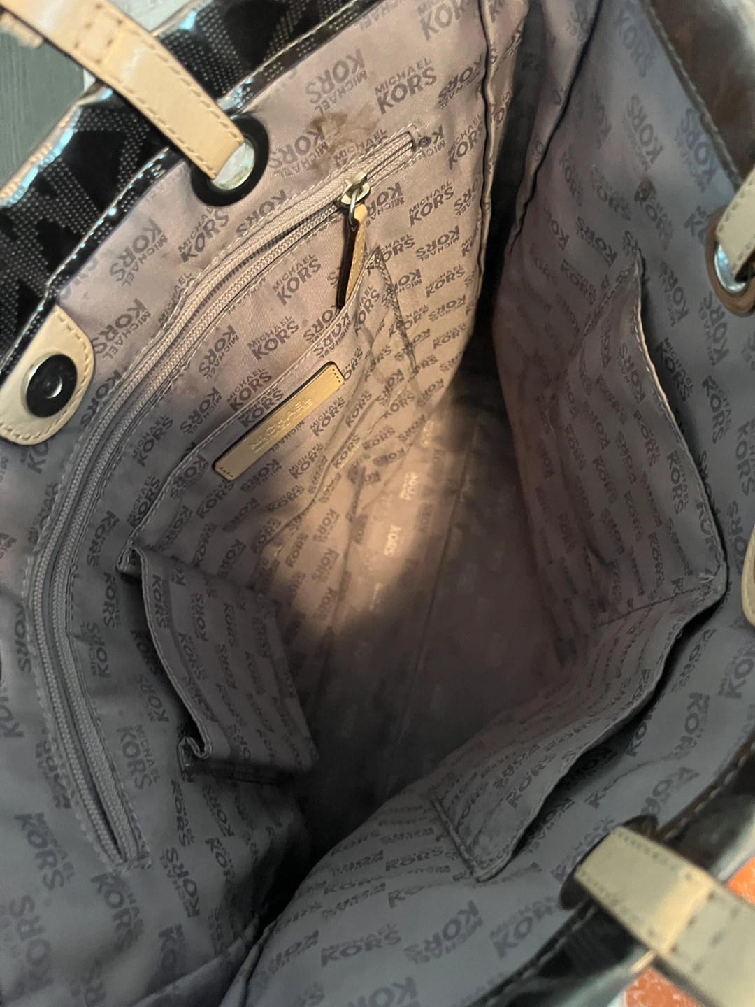 Michael Kors Metallic Logo Tote Bag - photo 3