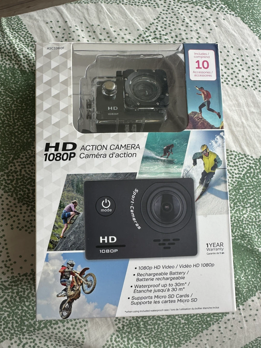 Aluratek HD 1080P Action Camera