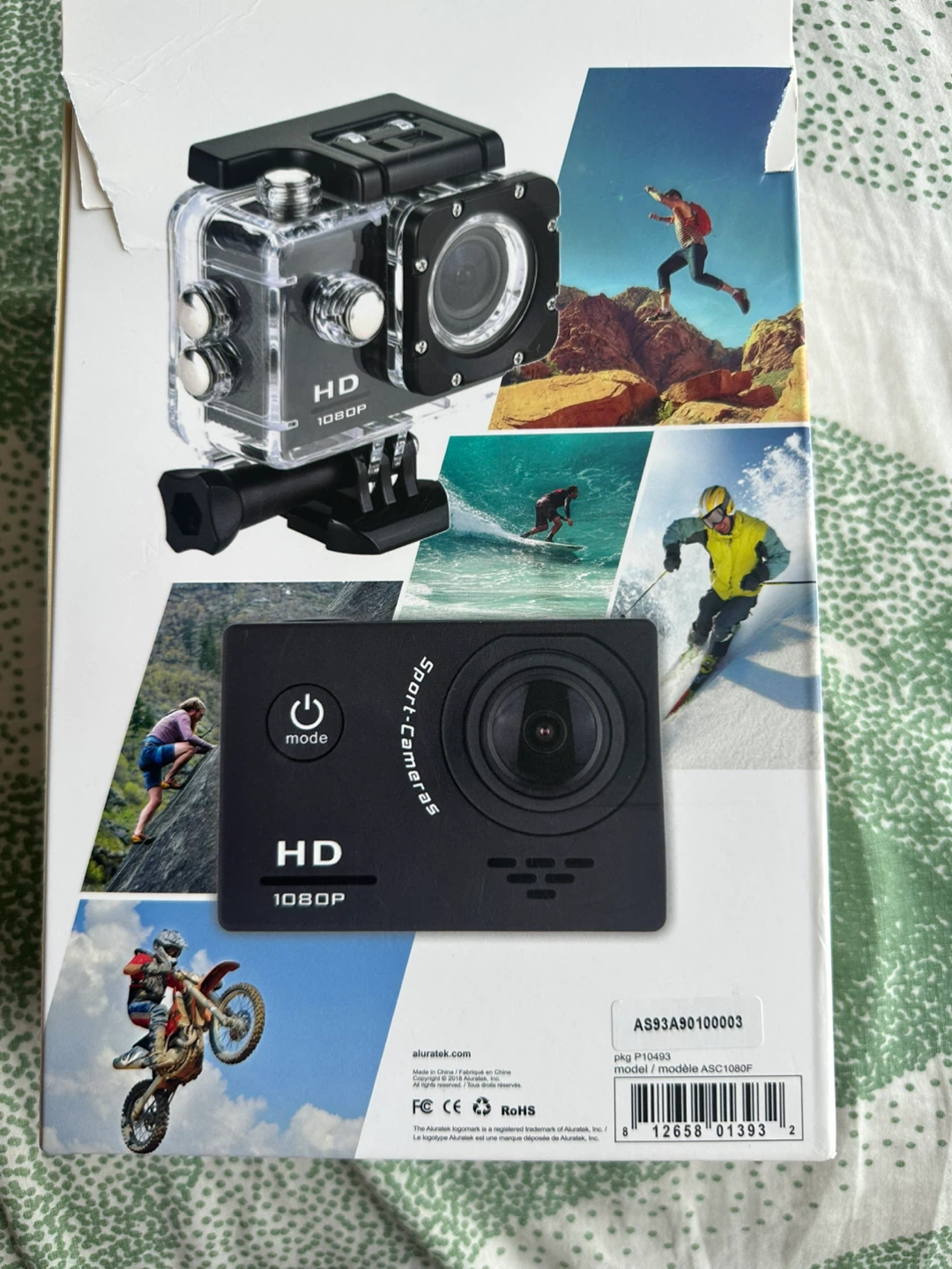 Aluratek HD 1080P Action Camera - photo 3