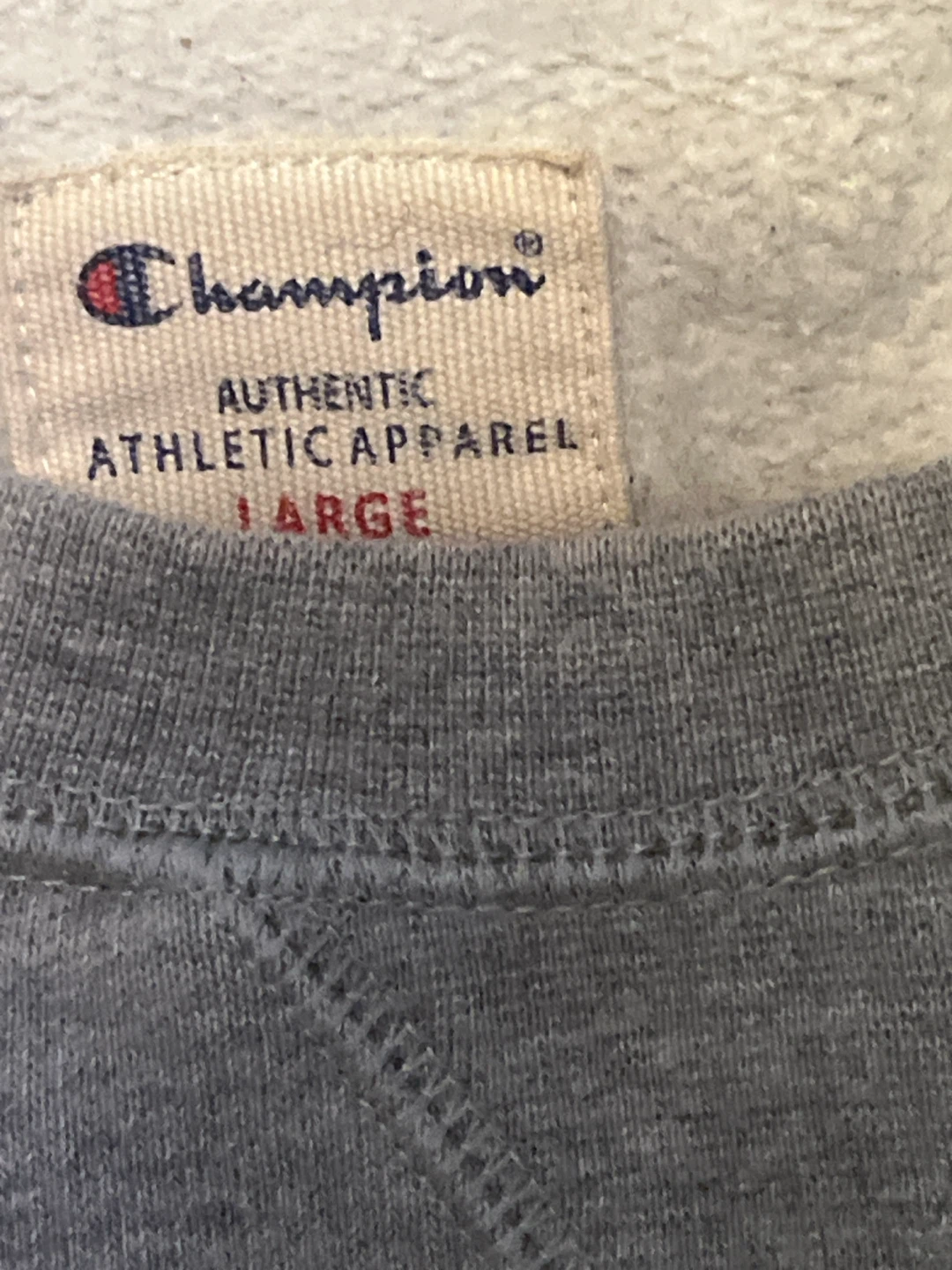 Champion Grey Crewneck Sweatshirt - photo 2