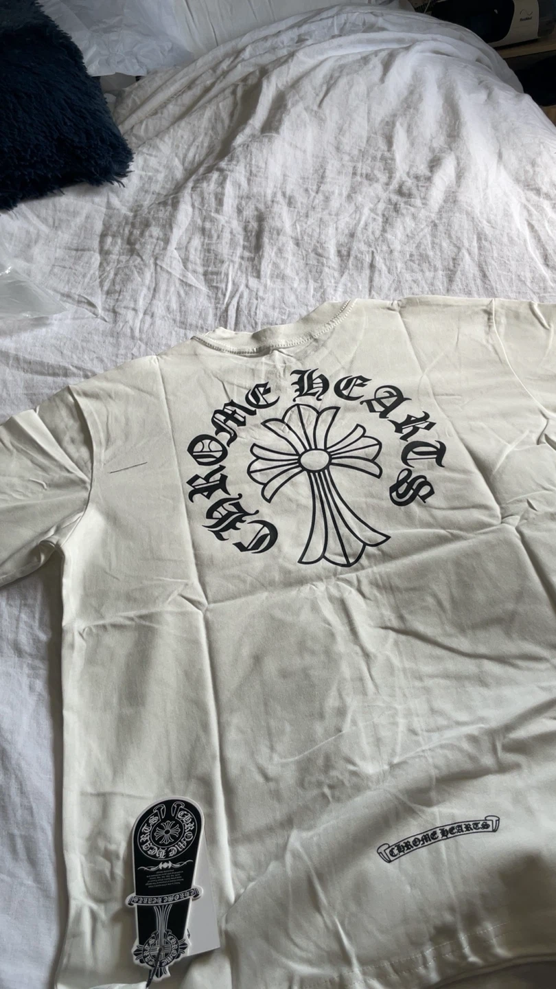 Chrome Hearts Off-White Pocket T-Shirt Size M - photo 3