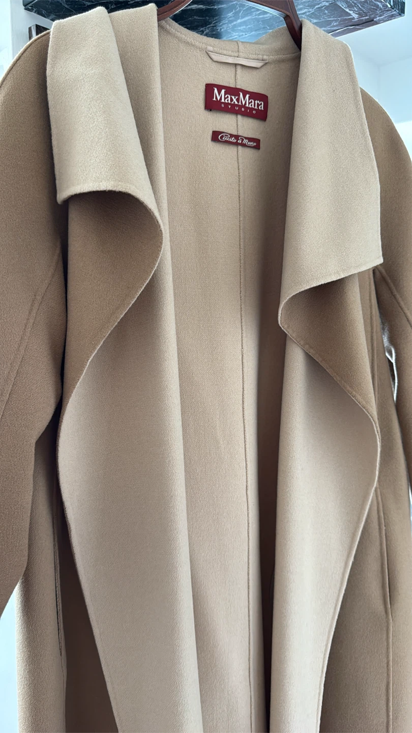 MaxMara Studio Camel Coat