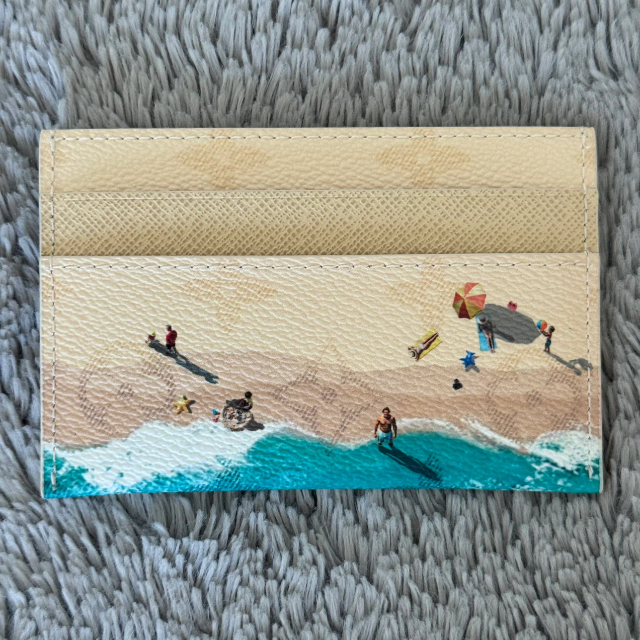 Louis Vuitton Beach Print Card Holder - photo 2