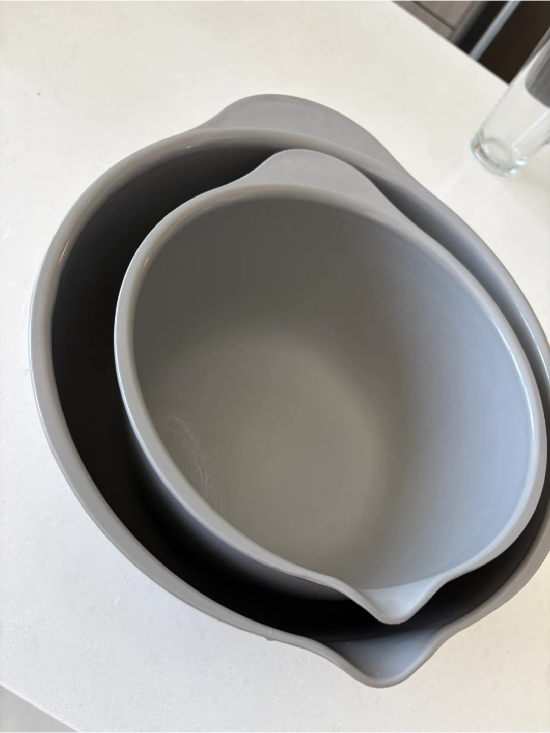 Set of 2 Grey Mixing Bowls - photo 2