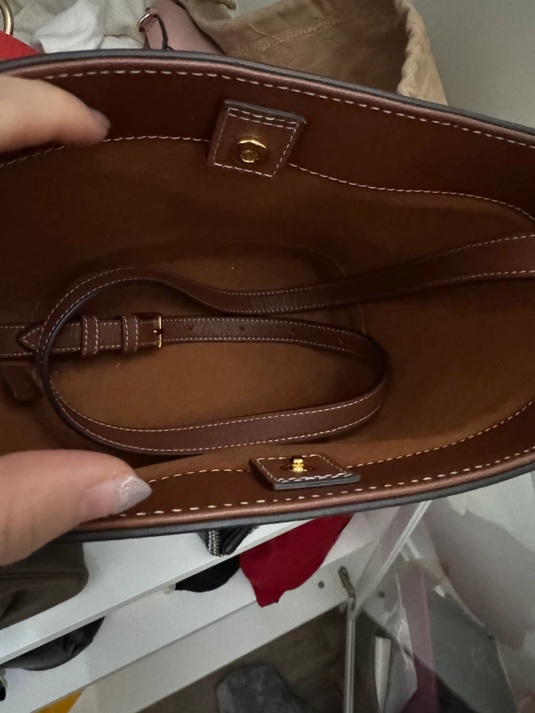 Celine Brown Leather Bucket Bag - photo 2