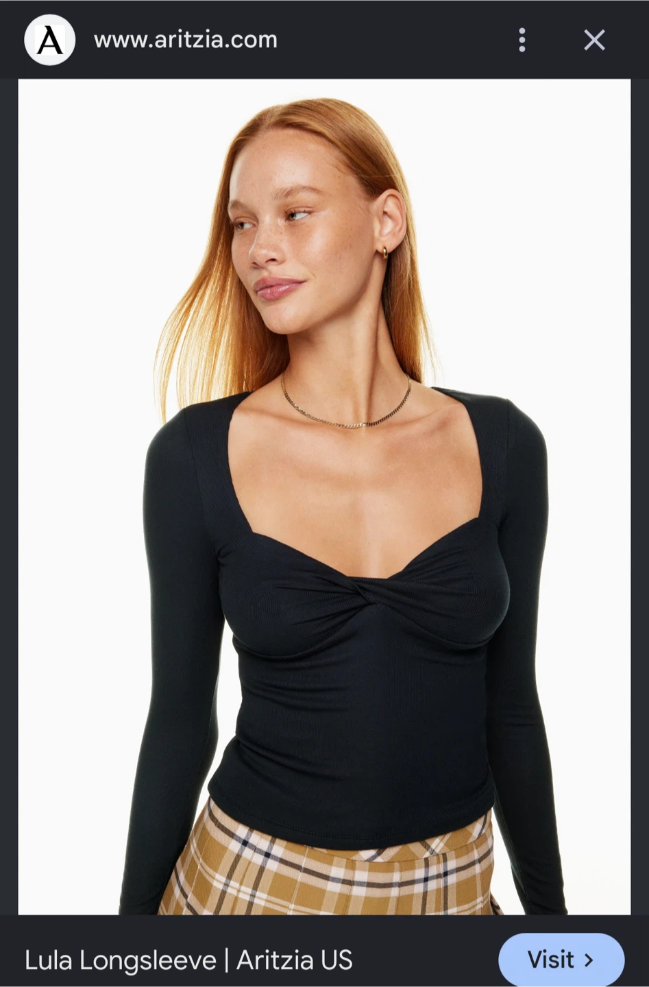 Sunday Best Lula Longsleeve Aritzia - photo 3