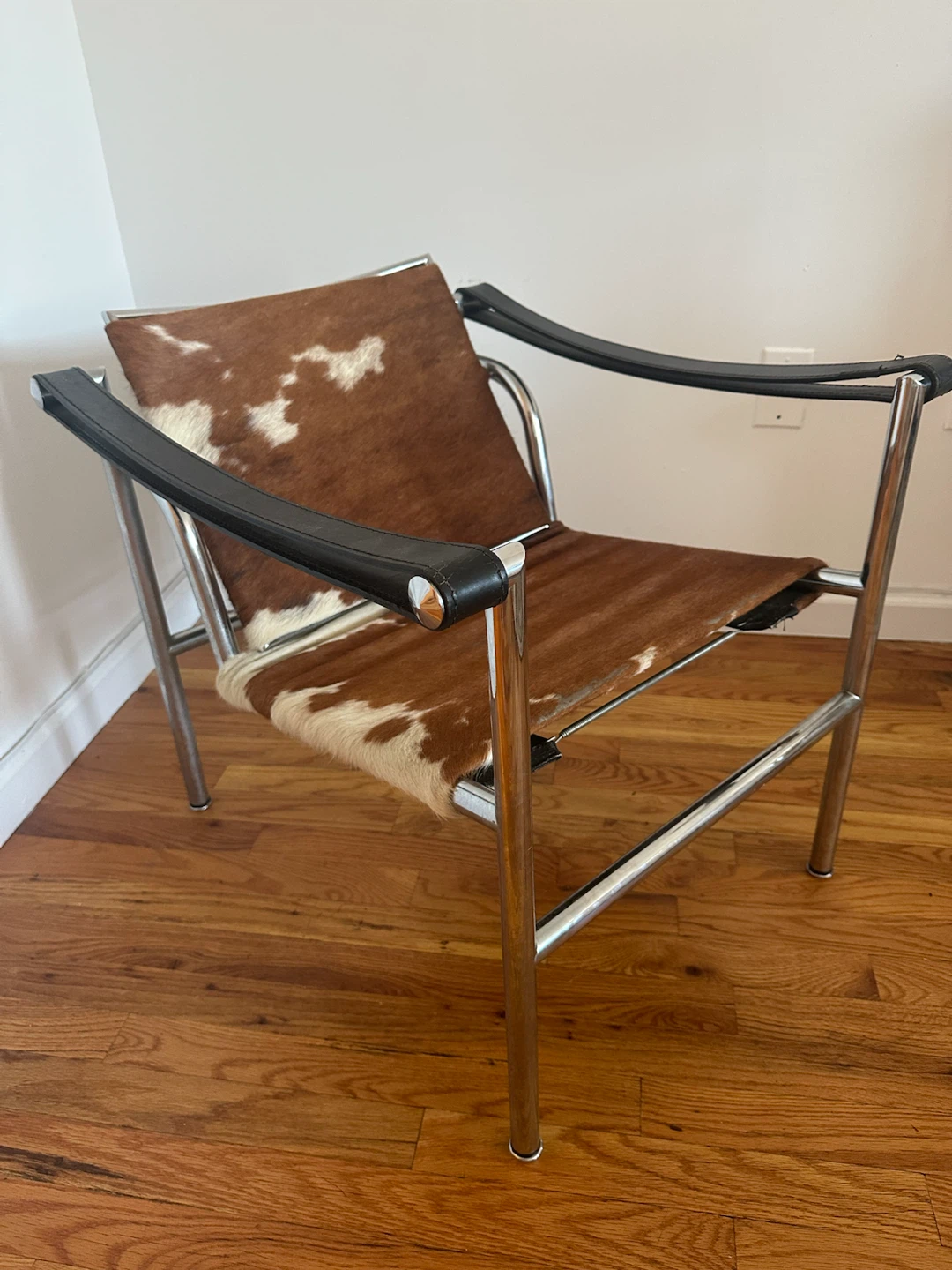 Authentic Cassina LC1 Cowhide Lounge Chair