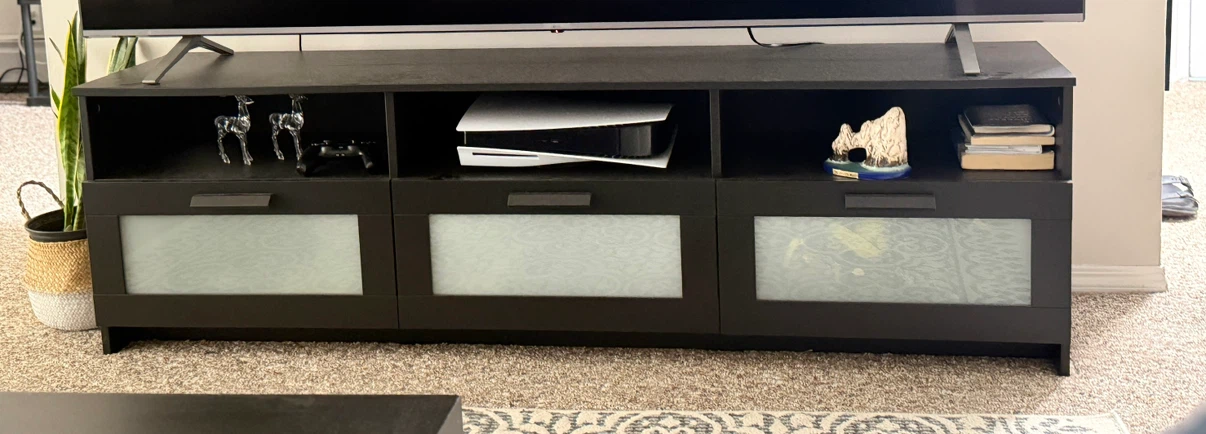 IKEA TV Stand with 3 Drawers