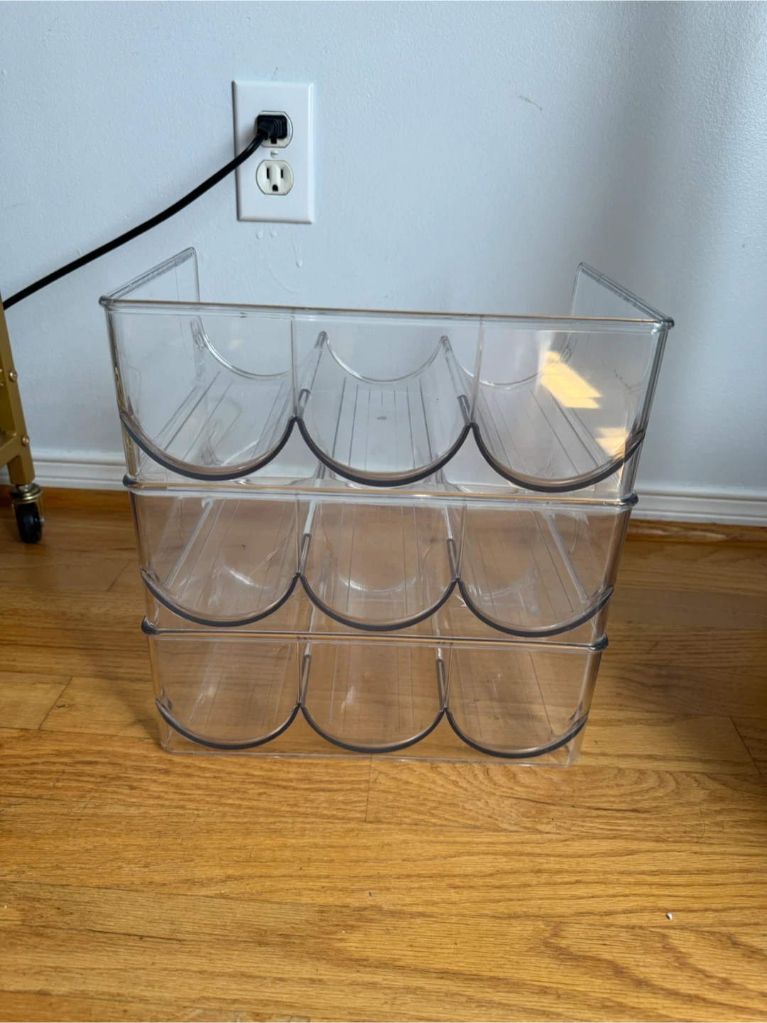 Stackable Clear Plastic Bottles Rack - photo 4