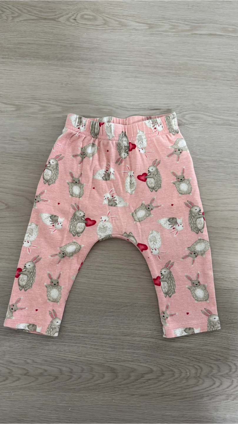 Adorable pair of baby girl bunny pants