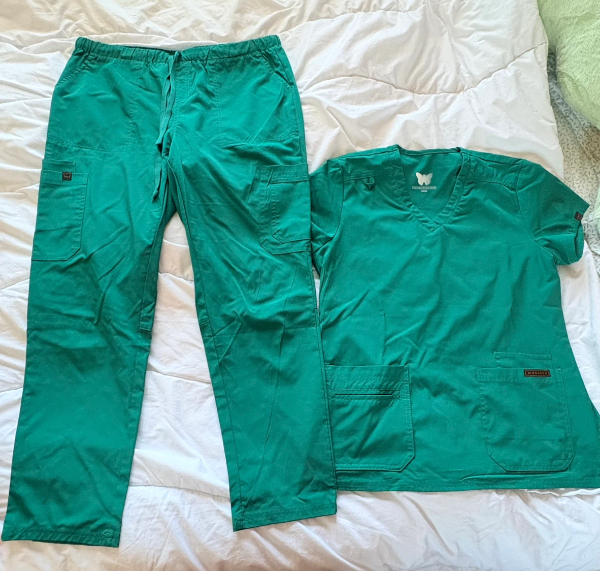 Monarch Scrub Set - Green - Large
