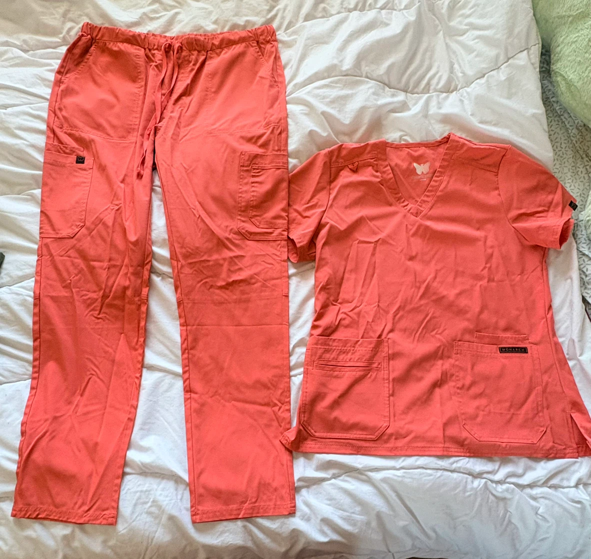 Monarch Scrub Set in Coral