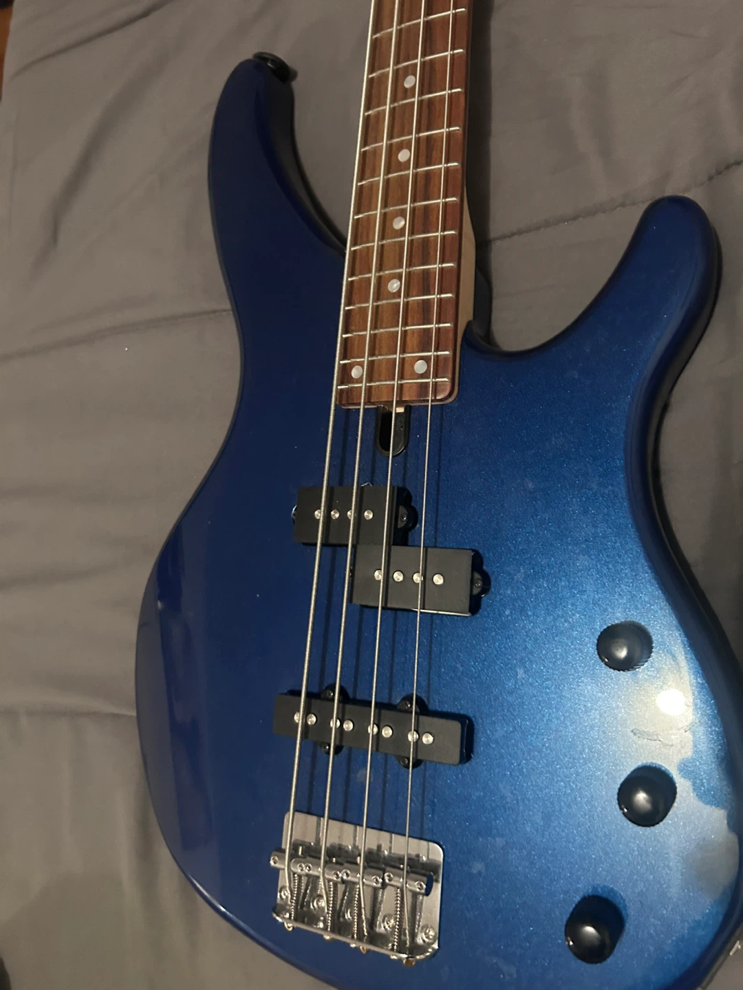Yamaha TRBX174 Electric Bass Guitar - Blue - photo 2