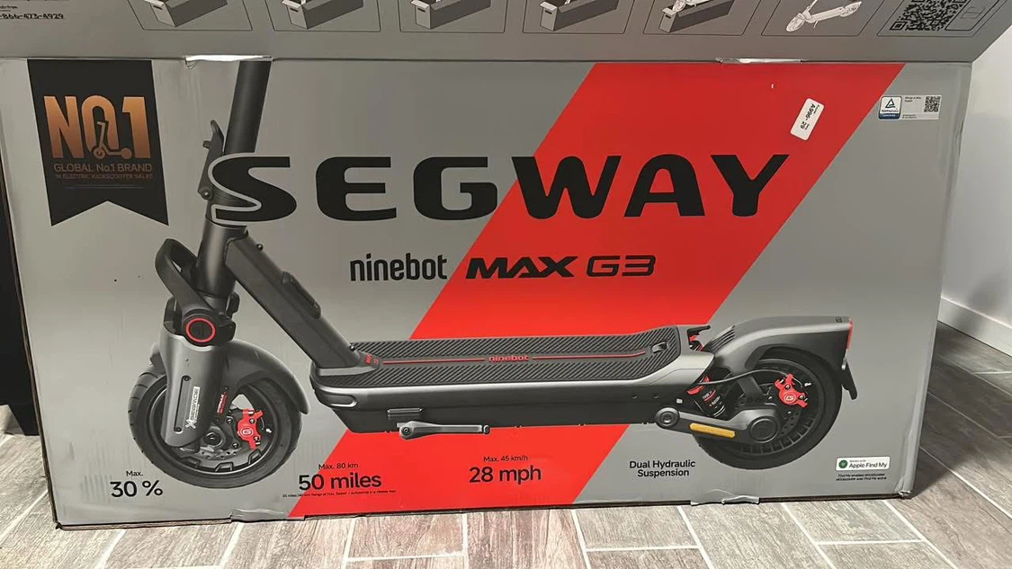 Box only for Segway Ninebot MAX G3 Electric Scooter