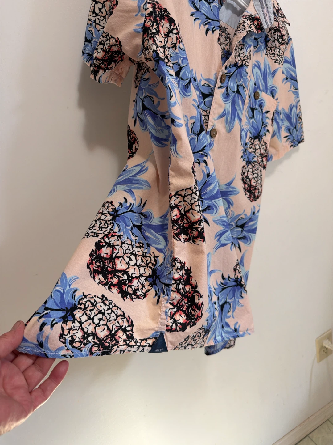Kolby Pineapple Print Button-Down Shirt - photo 5