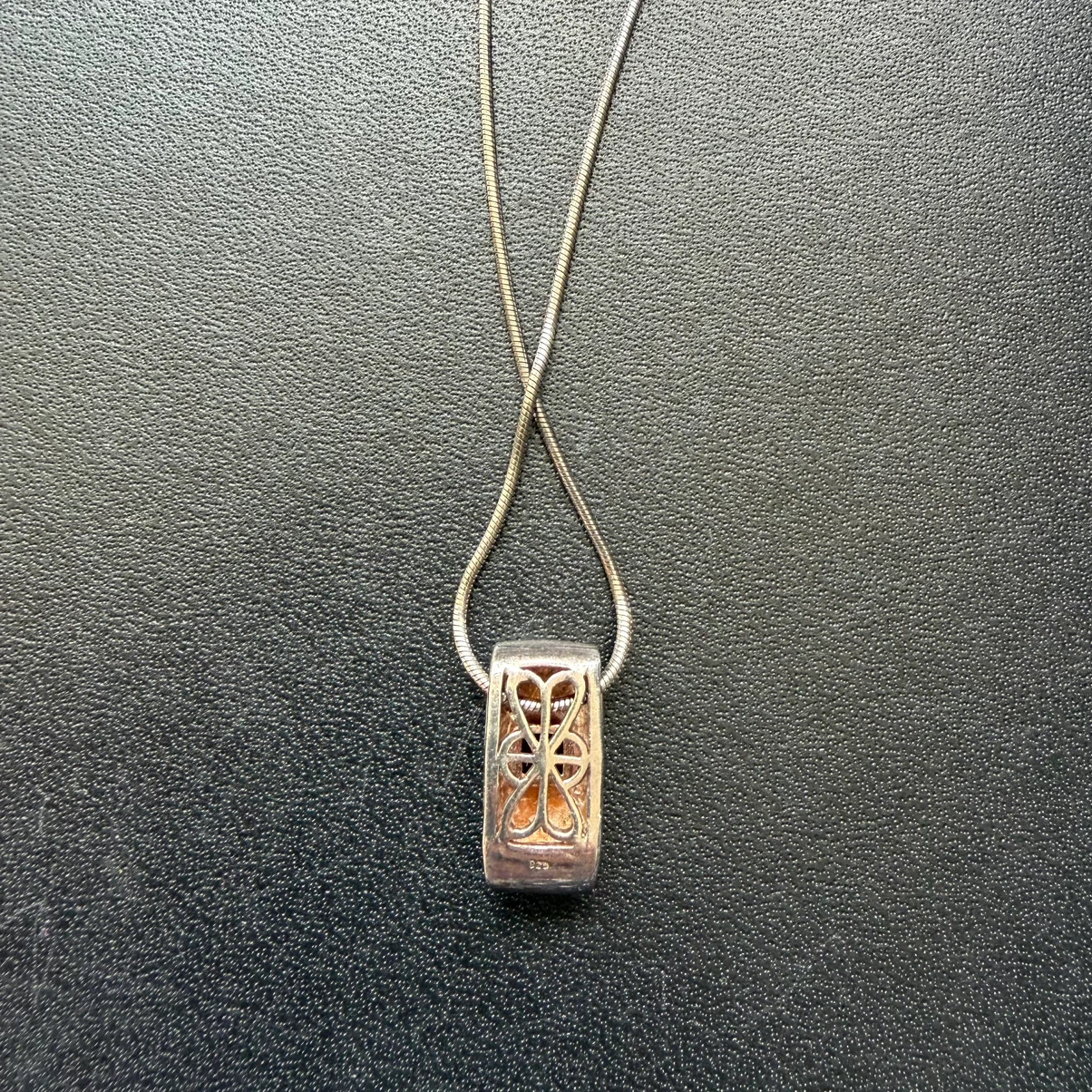 Red Gemstone Pendant Necklace - photo 2