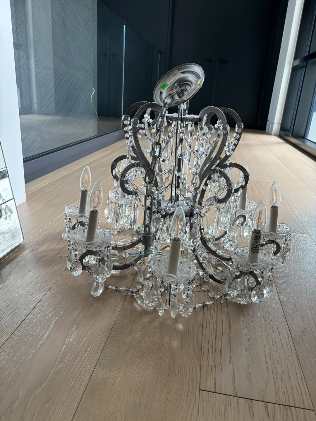Restoration Hardware Baby & Child Crystal Chandelier - photo 5