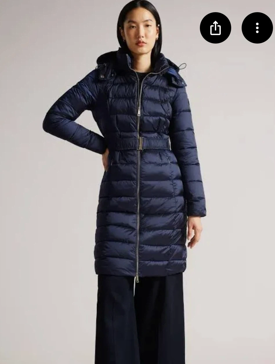 Ted Baker Navy blue Puffer Coat- Brand New with Tags