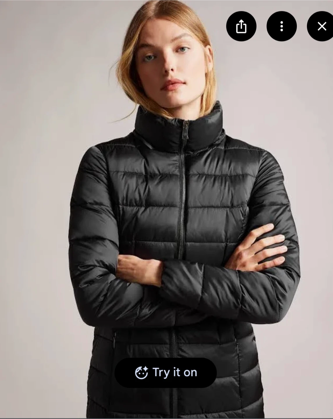 Ted Baker Navy blue Puffer Coat- Brand New with Tags - photo 3
