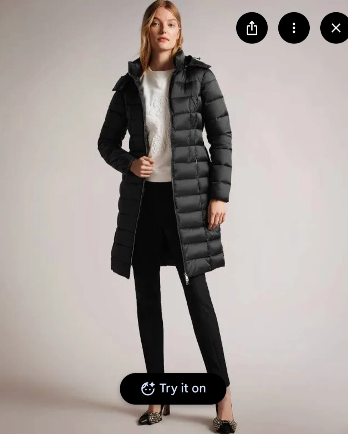 Ted Baker Navy blue Puffer Coat- Brand New with Tags - photo 5
