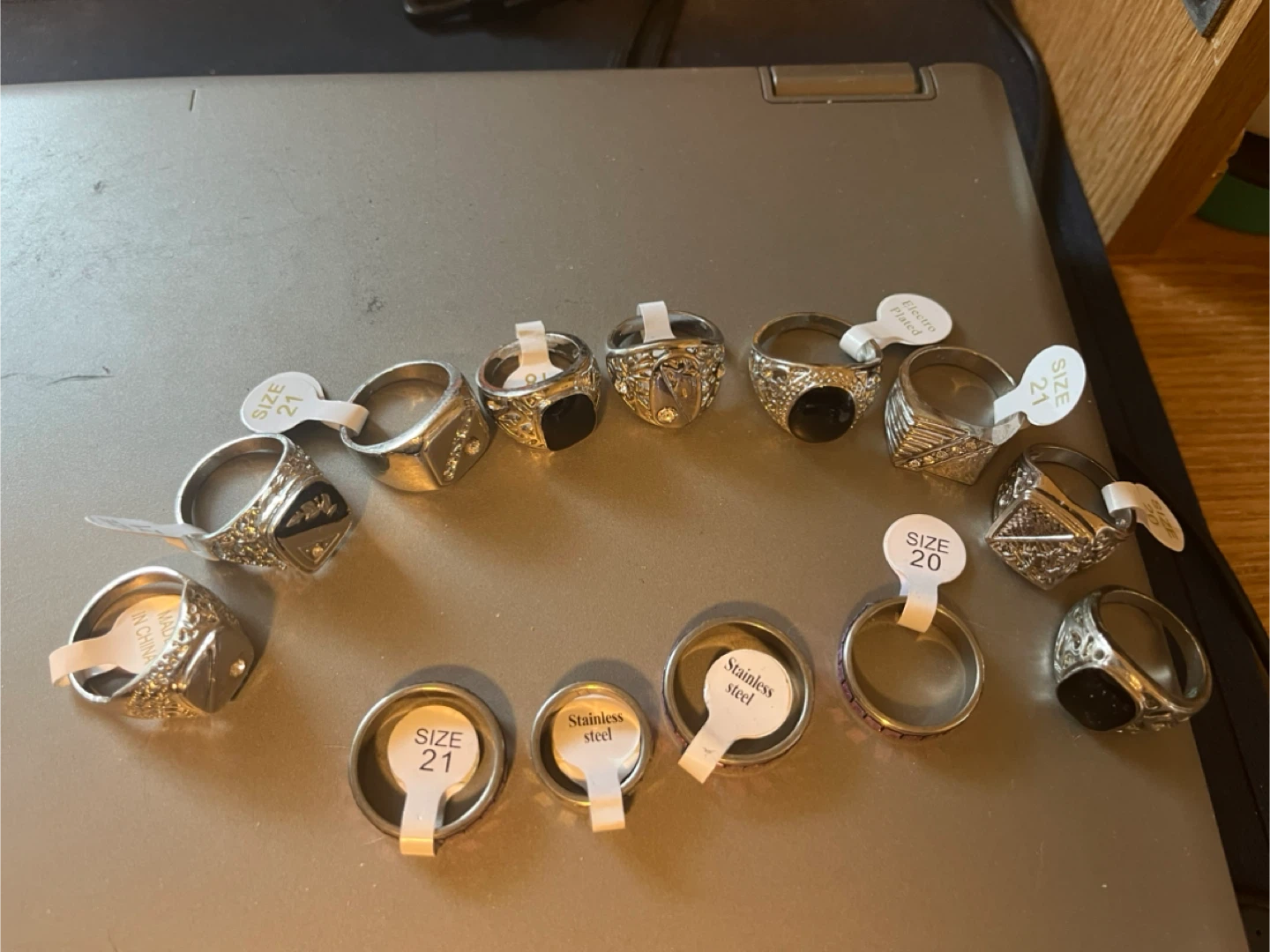 Assorted Stainless Steel Men's Rings